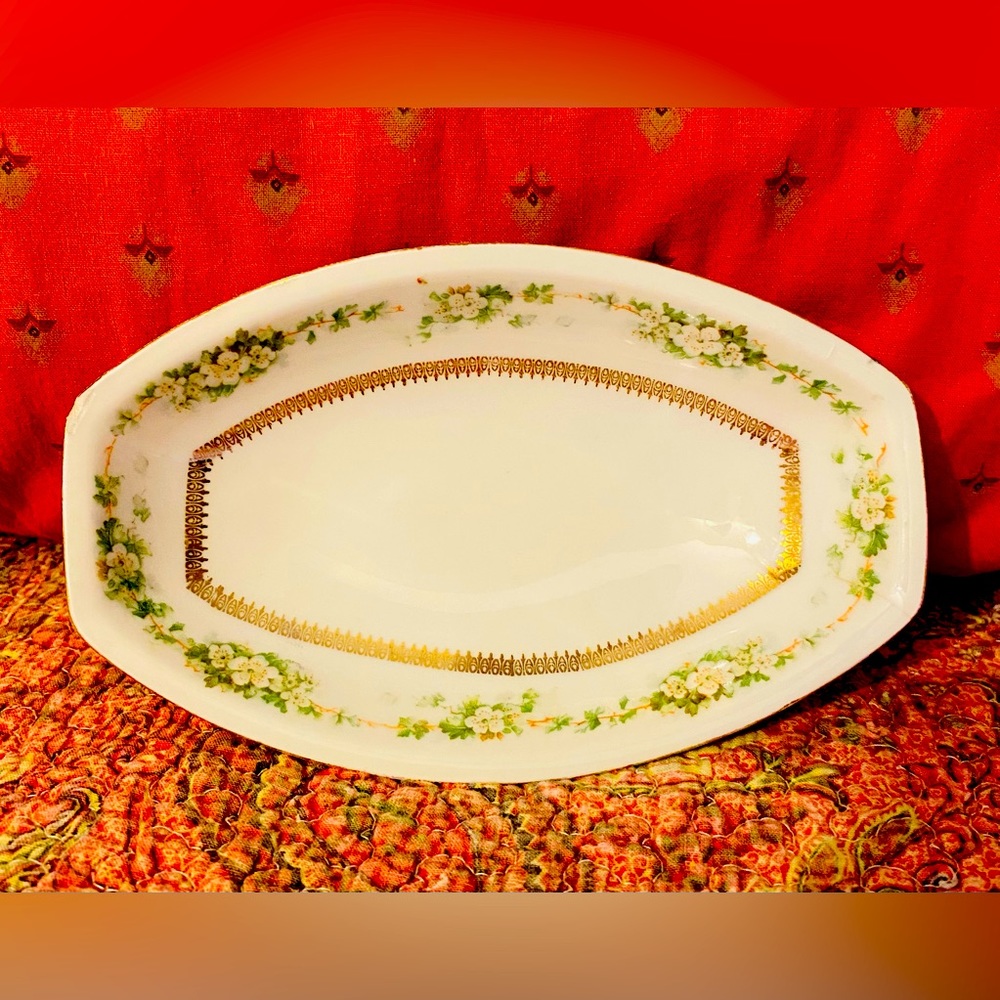 Vintage Three Crown China 6 1/2 inch Nut/Candy dish.